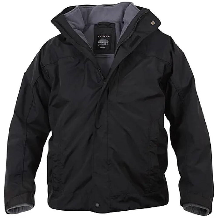 Rothco Black All Weather 3-In-1 Jacket 7704