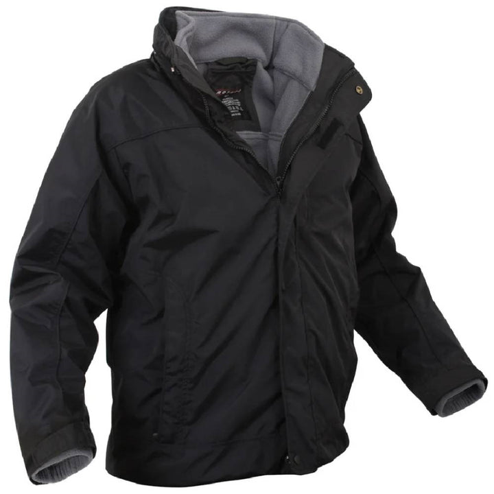 Rothco Black All Weather 3-In-1 Jacket 7704