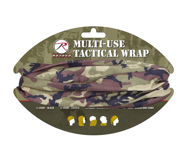 Rothco Woodland Camo Multi Use Tactical Wrap - 5304