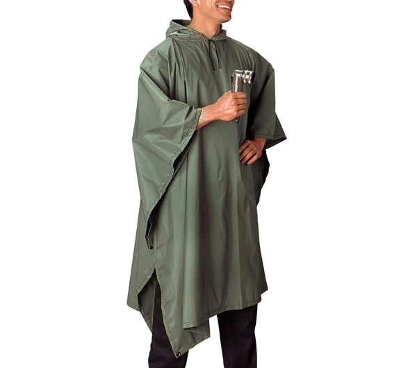 Rothco 4865 Olive Drab Rip Stop Poncho