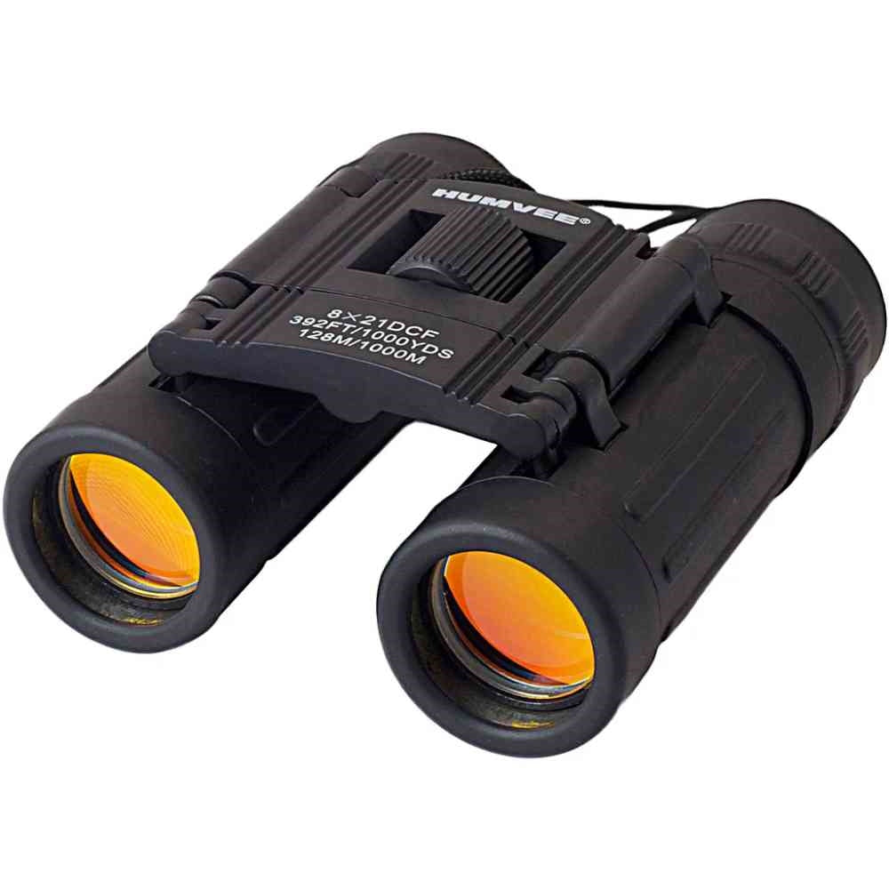 Humvee 8X21 Compact Binocular HMV-B-8X21-BLK