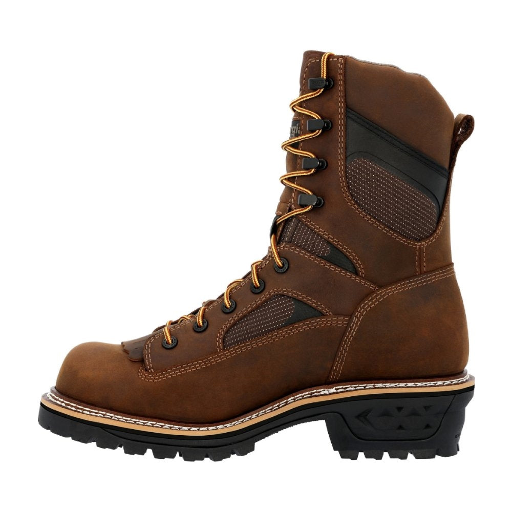 Georgia LTX Logger Waterproof Slip On Soft Teo Work Boot GB00616