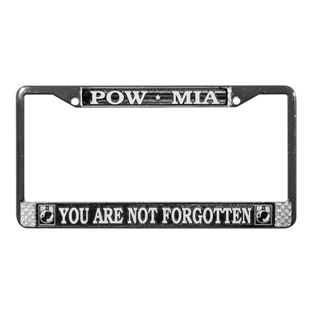 POW MIA License Plate Frame LFPOW