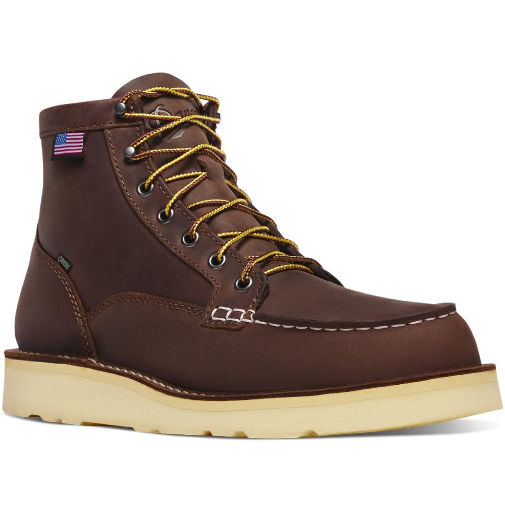 Danner Bull Run Moc Toe GTX Waterproof Plain Toe Wedge Sole Work Boot 15588
