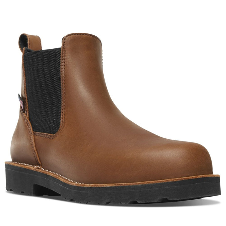 Danner Bull Run Chelsea Plain Toe Slip On Work Boot 15486