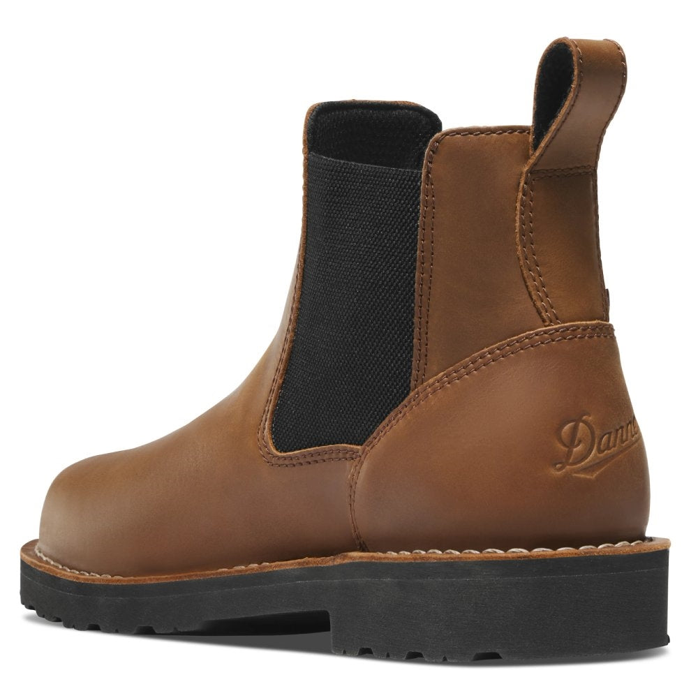 Danner Bull Run Chelsea Plain Toe Slip On Work Boot 15486