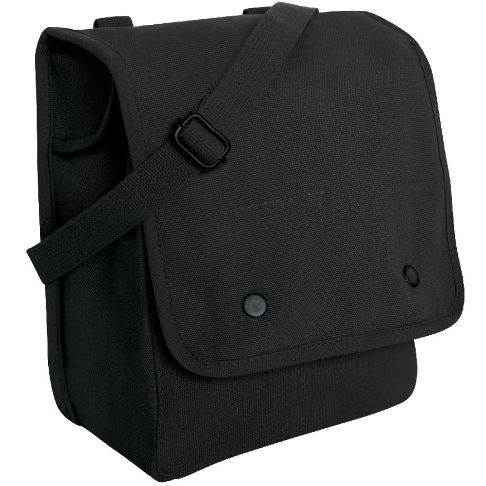 Rothco Black Canvas Map Case Shoulder Bag 5597