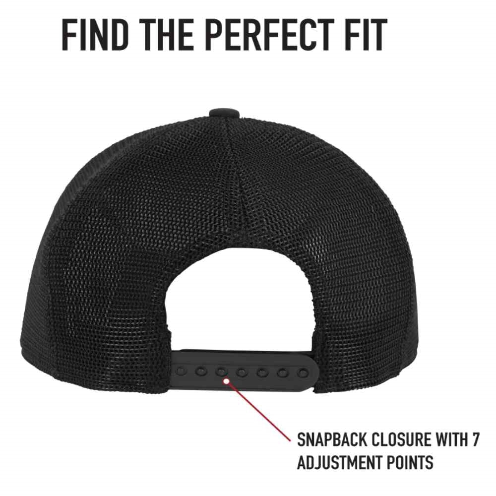 Rothco Midnight Black Camo Trucker Cap 12008