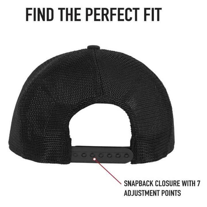 Rothco Midnight Black Camo Trucker Cap 12008