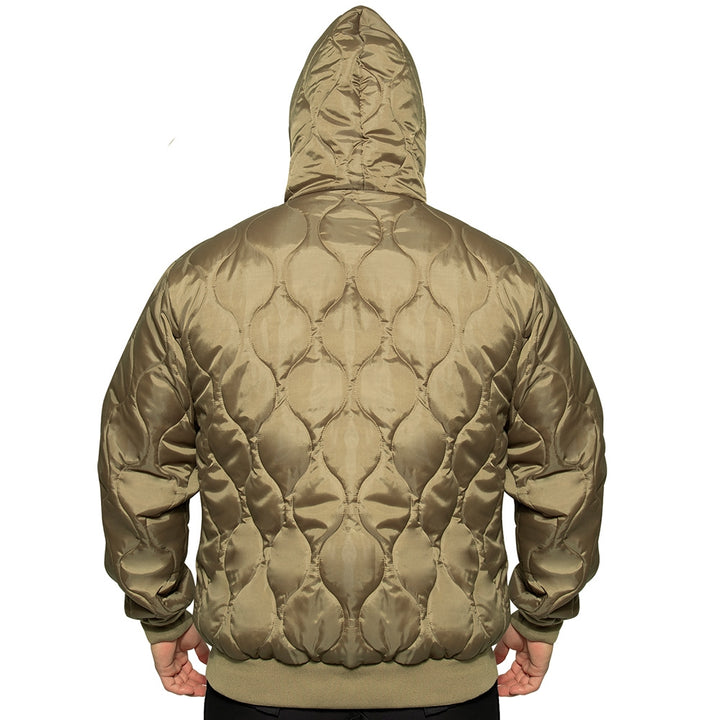 Rothco Coyote Quilted Woobie Hooded Sweatshirt - 10494