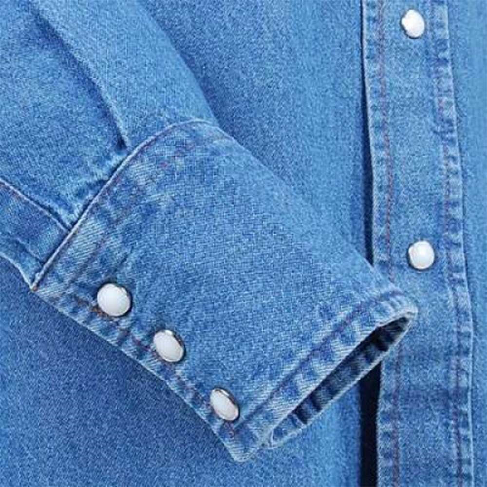 Wrangler Stonewash Denim Western Shirt 70127SW