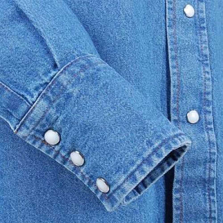 Wrangler Stonewash Denim Western Shirt 70127SW