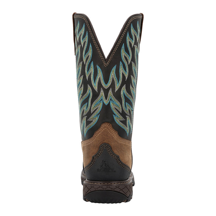 Rocky Ironhawk Composite Toe Waterproof Pull On Western Work Boot RKW0466