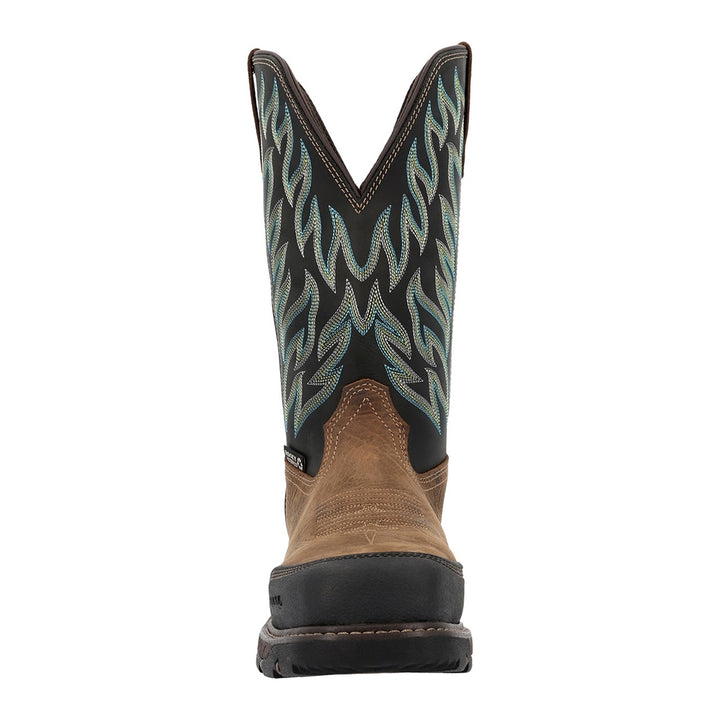 Rocky Ironhawk Composite Toe Waterproof Pull On Western Work Boot RKW0466