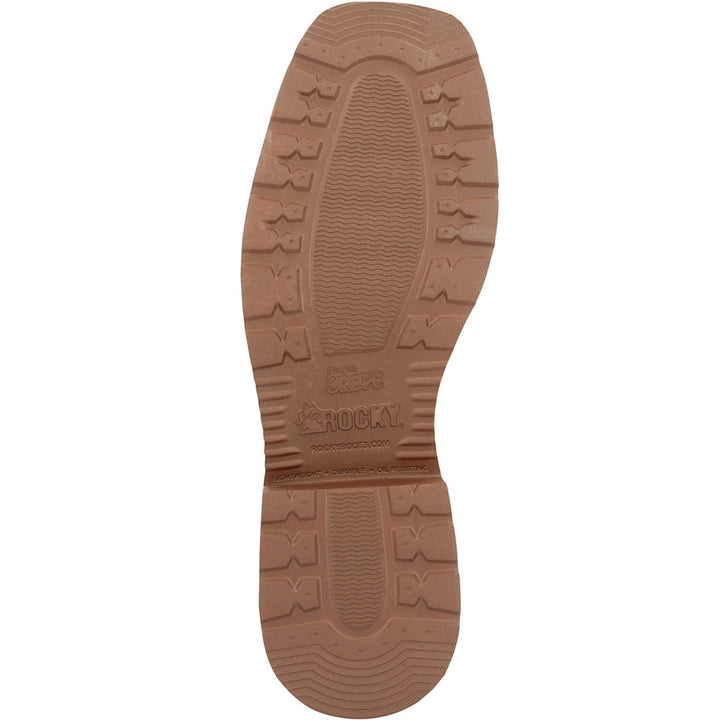 Rocky Monocrepe Square Soft Toe Slip Resistant Pull On Western Boot RKW0433