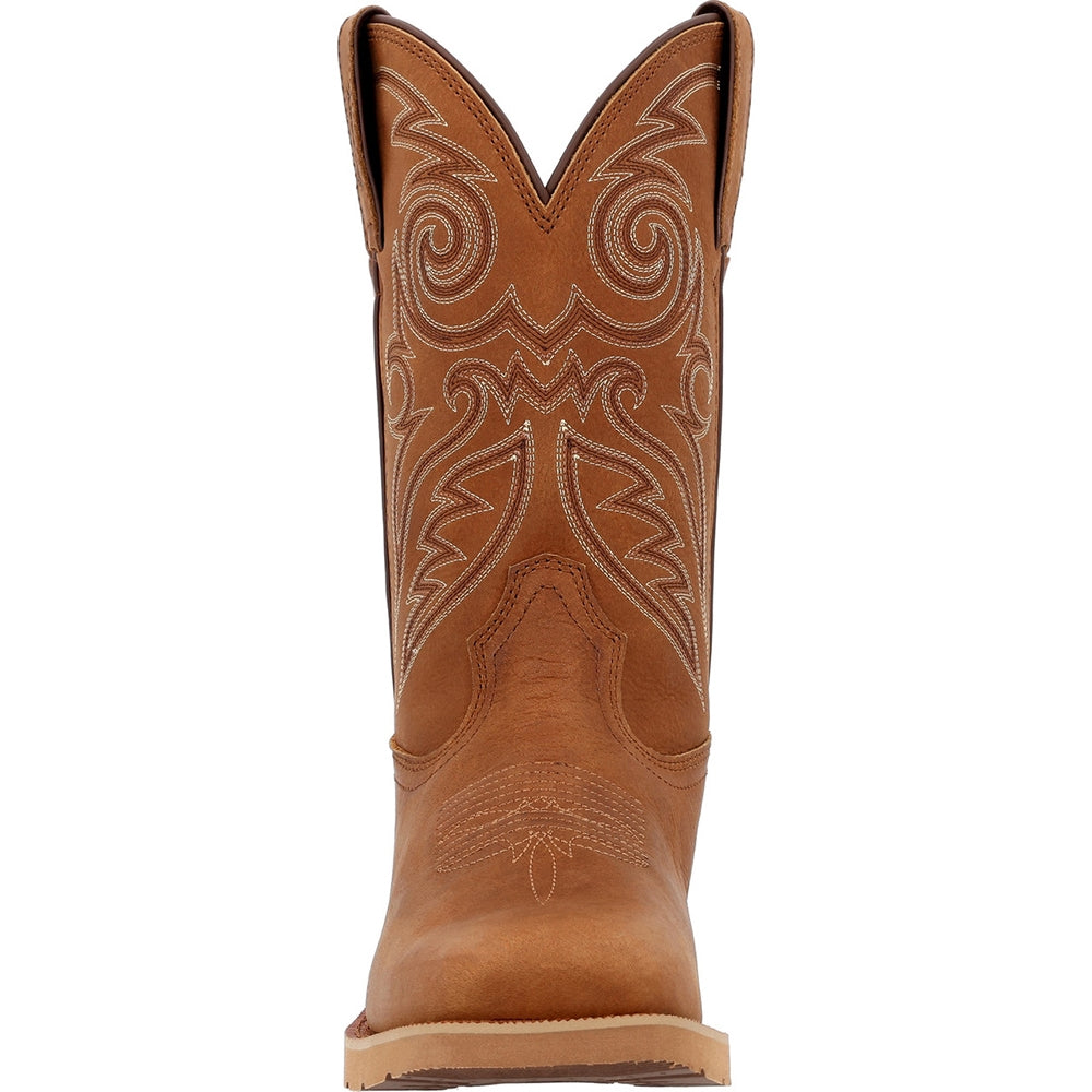 Rocky Monocrepe Square Soft Toe Slip Resistant Pull On Western Boot RKW0433