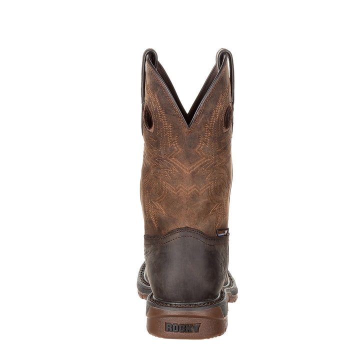 Rocky Original Ride FLX Square Toe Waterproof Pull On Western Boot RKW0234