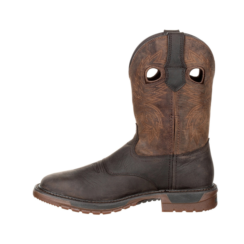 Rocky Original Ride FLX Square Toe Waterproof Pull On Western Boot RKW0234
