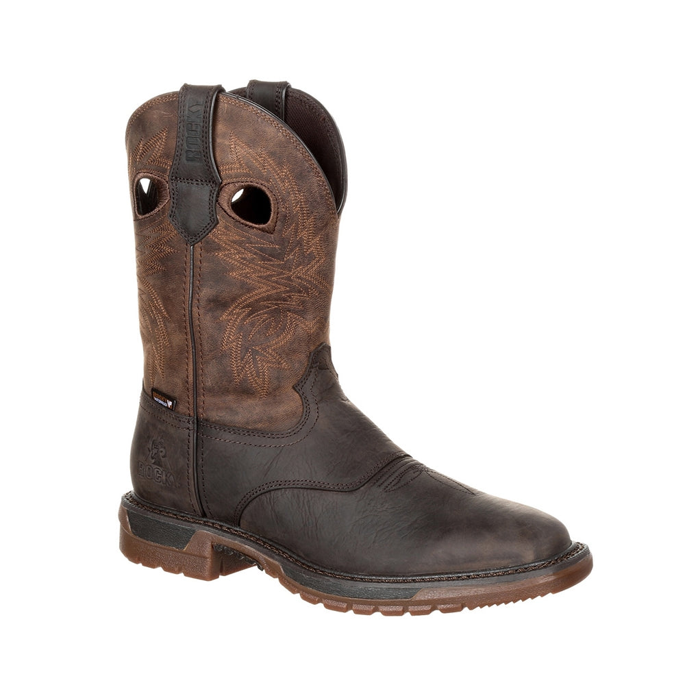 Rocky Original Ride FLX Square Toe Waterproof Pull On Western Boot RKW0234