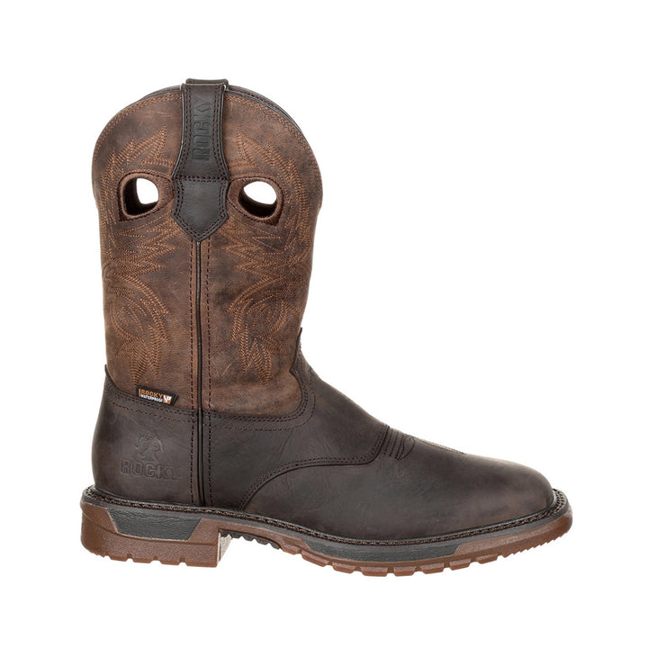 Rocky Original Ride FLX Square Toe Waterproof Pull On Western Boot RKW0234