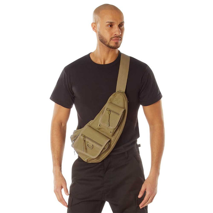 Rothco Tactical Crossbody Coyote Polyester Bag 25981