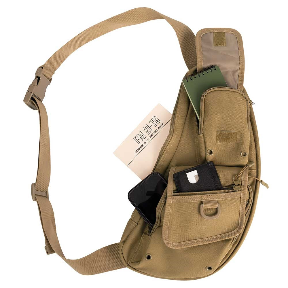 Rothco Tactical Crossbody Coyote Polyester Bag 25981