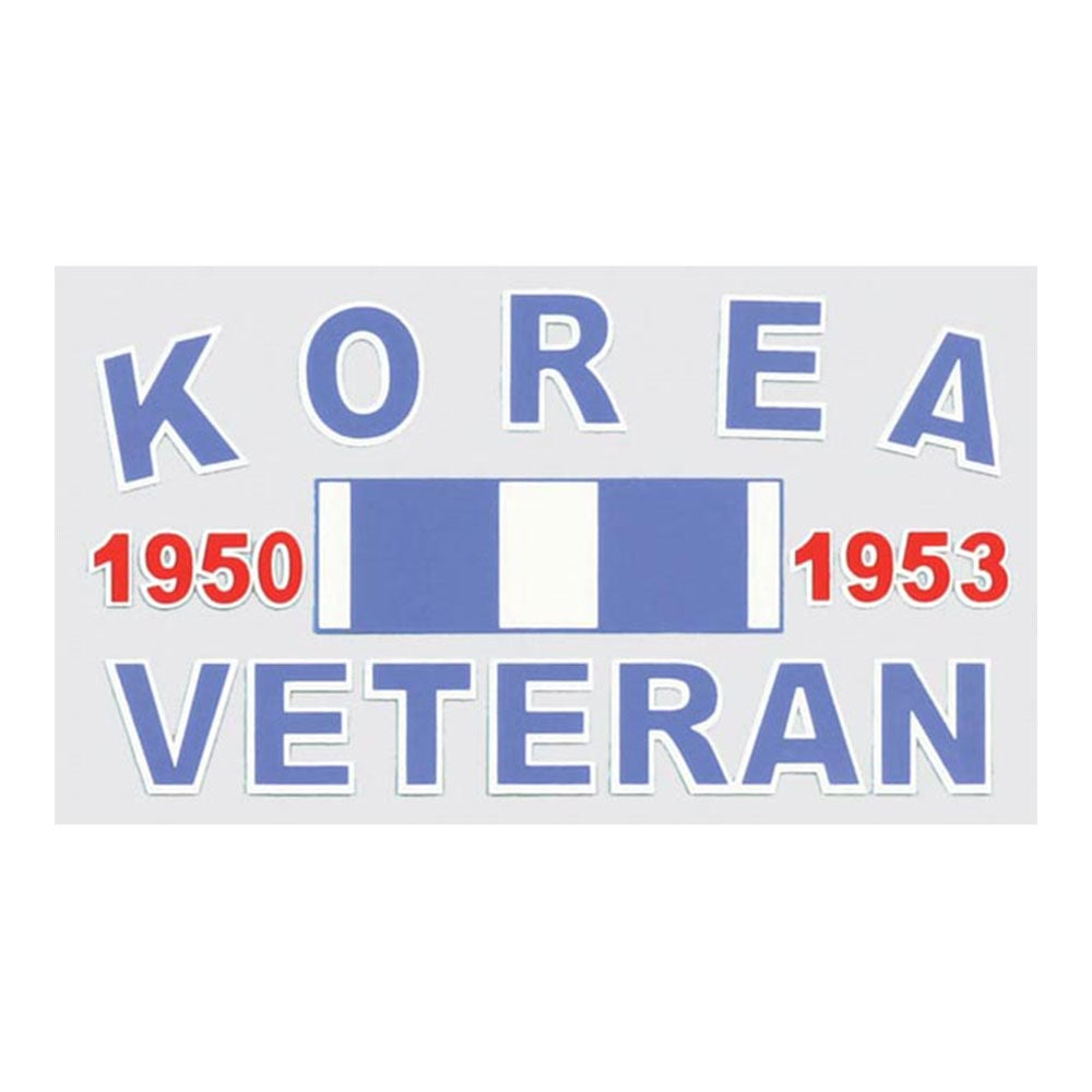 Korea Veteran Ribbon Decal D50