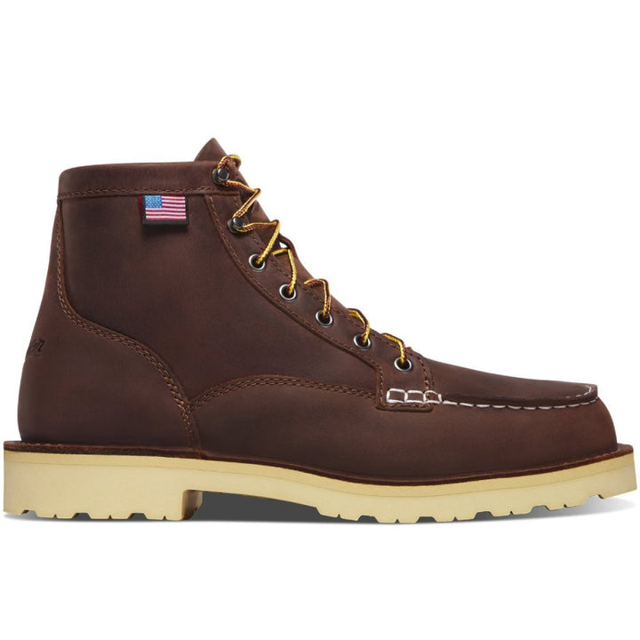 Danner Bull Run Moc Toe Heel Oil &amp; Slip Resistant Work Boot 15590