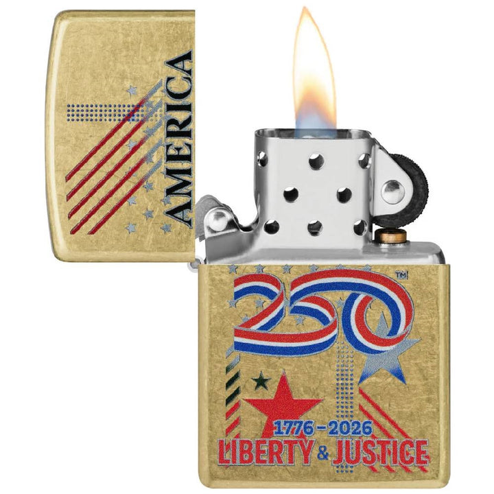 Zippo America250 Liberty N Justice Design - 47287