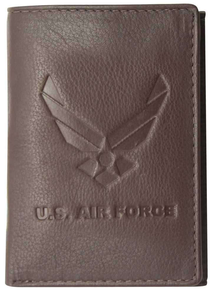 US Air Force Logo Embossed Wallet TW-28Brown