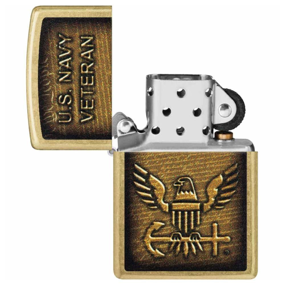 Zippo  US Navy Veteran Design Lighter -  46489