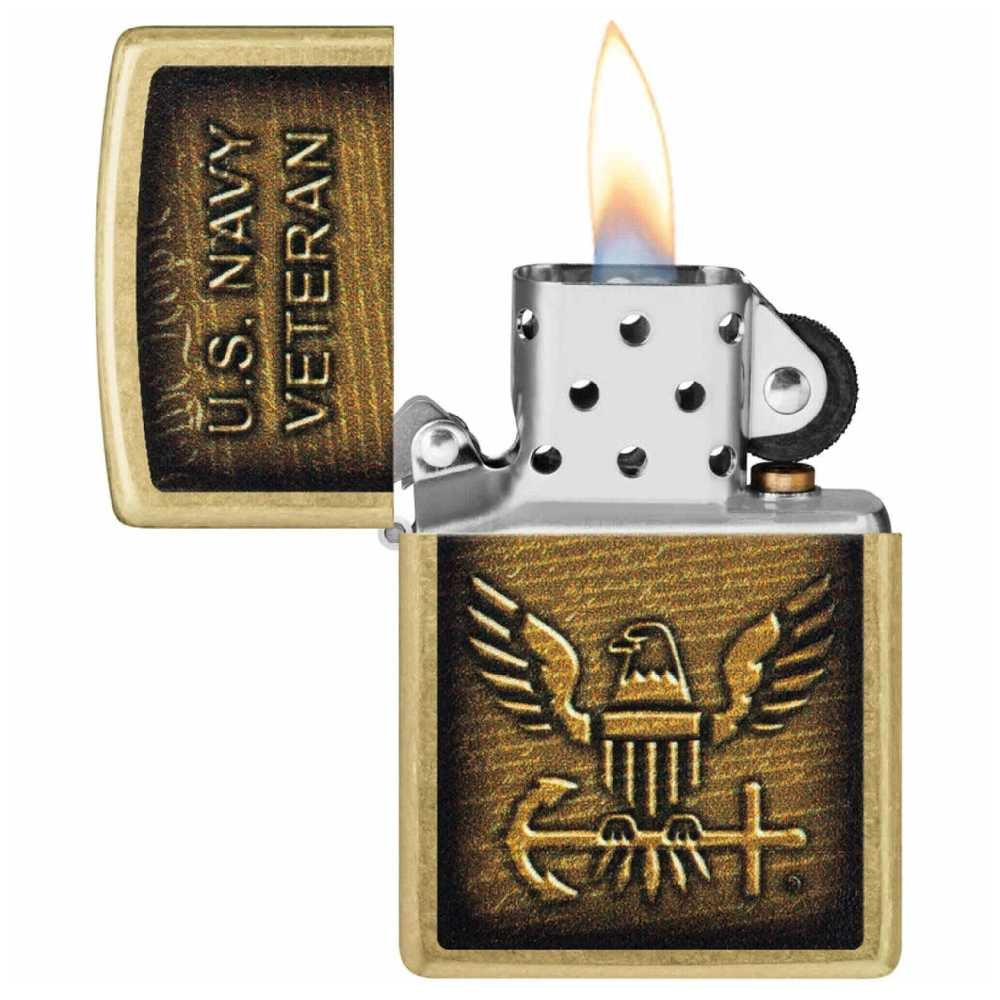 Zippo  US Navy Veteran Design Lighter -  46489