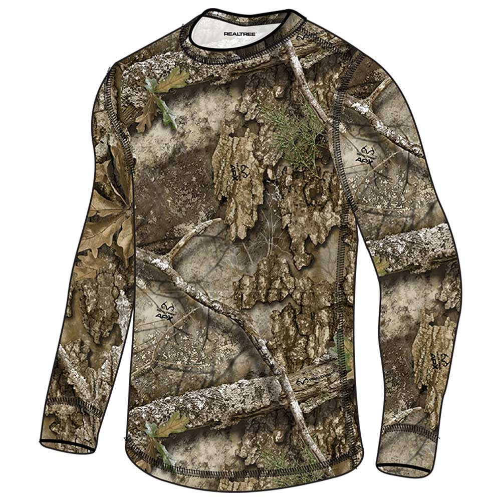 Indera Realtree Apx Camo Crew Top - 814LS