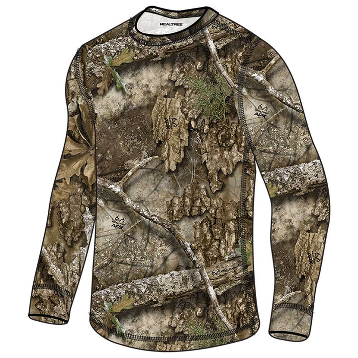 Indera Realtree Apx Camo Crew Top - 814LS