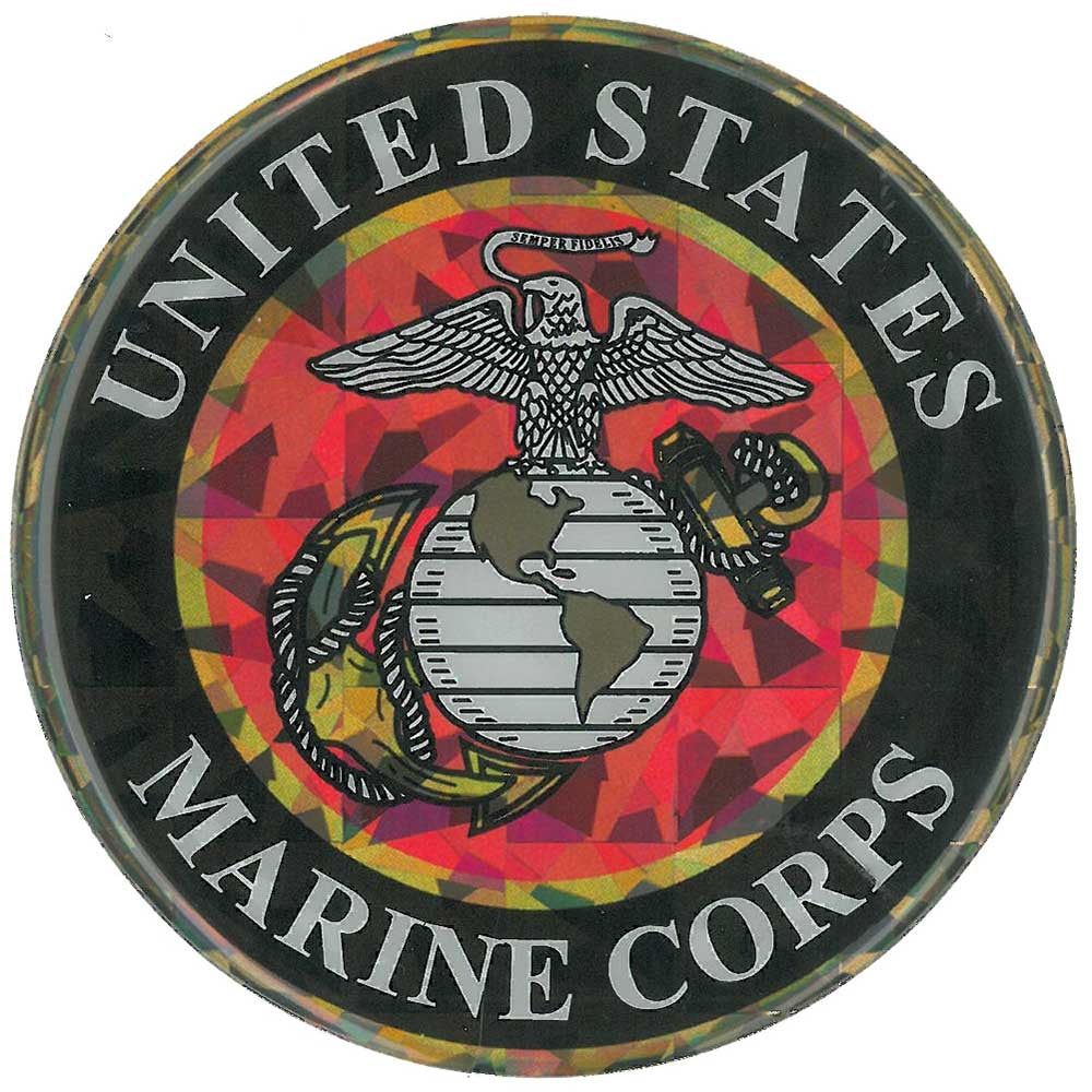 United States Marine Corps 3D Sticker AE-05
