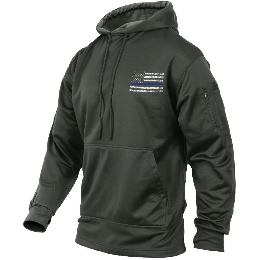 Rothco Thin Blue Line Concealed Carry Hoodie 52075