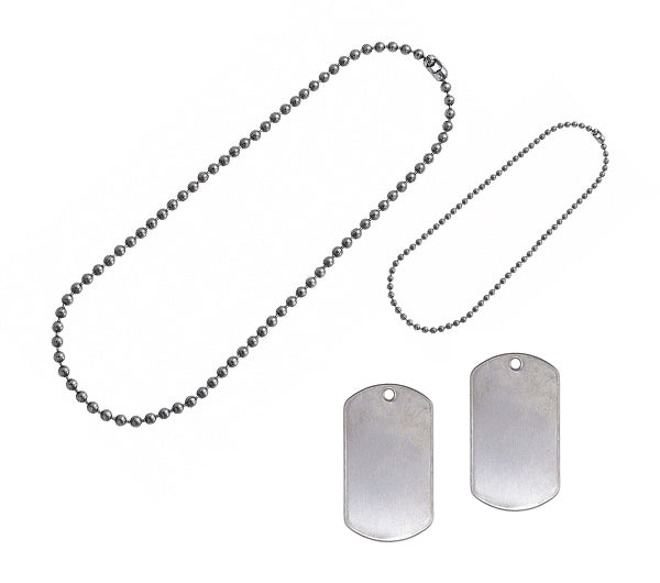 Rothco Dog Tag Set with Chains 8000