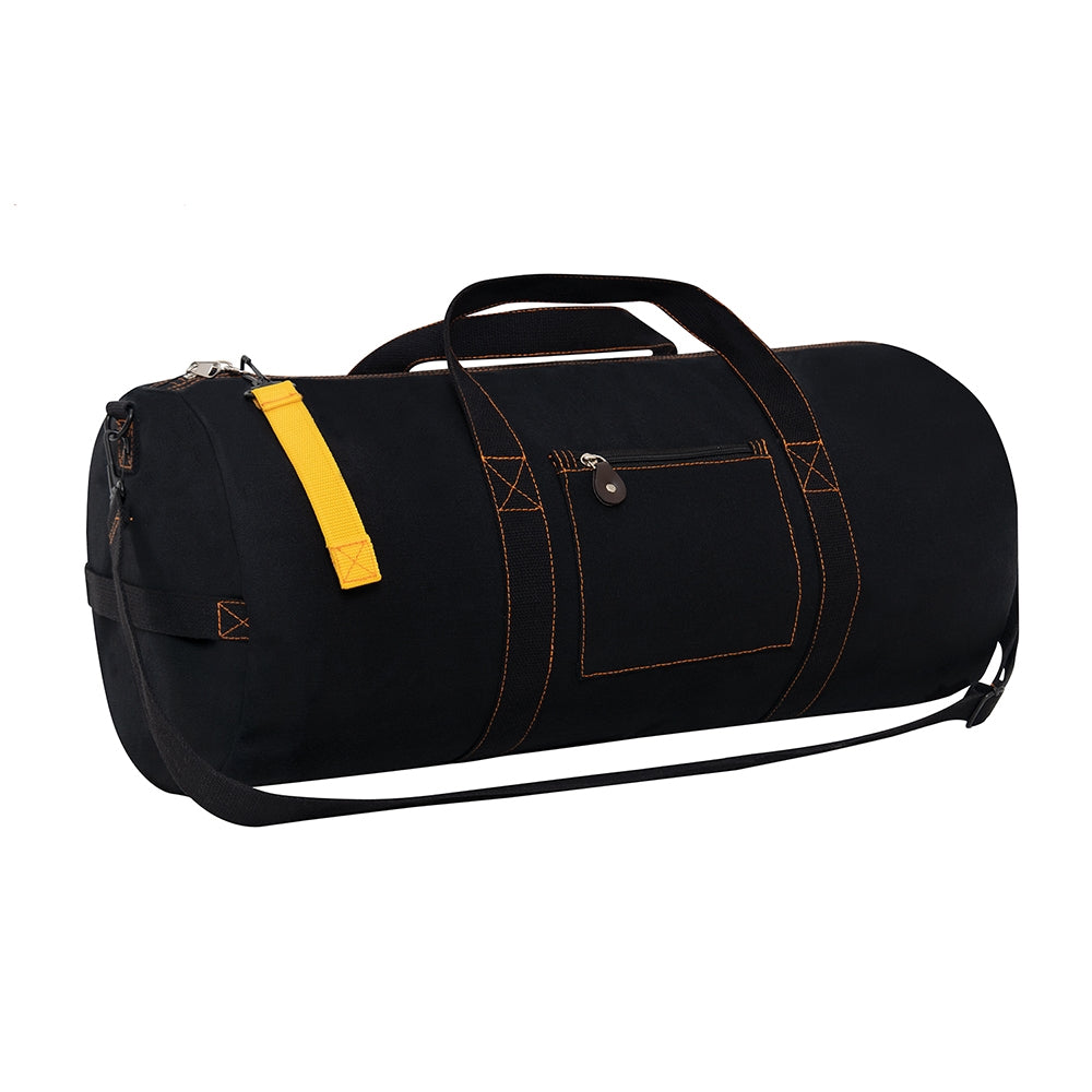 Rothco Black Canvas Equipment Bag - 2351