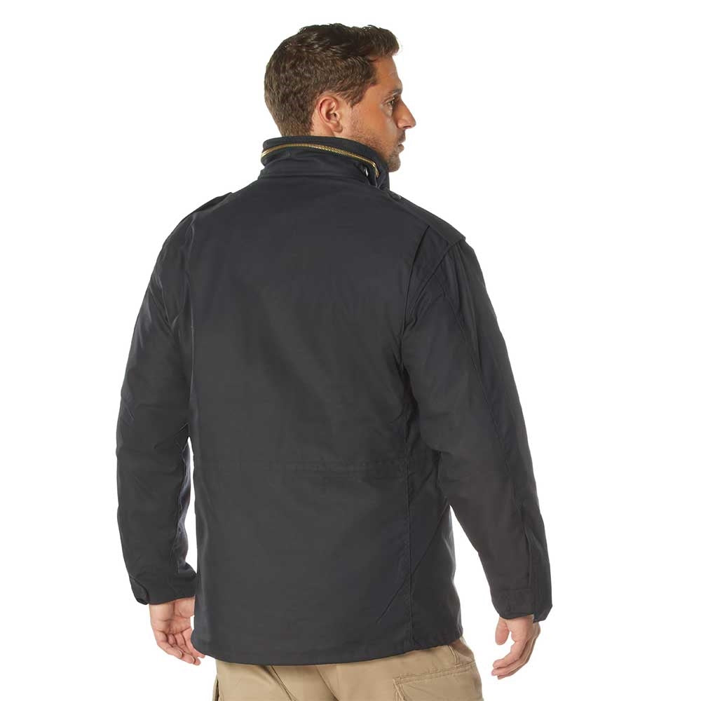 Rothco 8448 Black M-65 Field Jacket Long