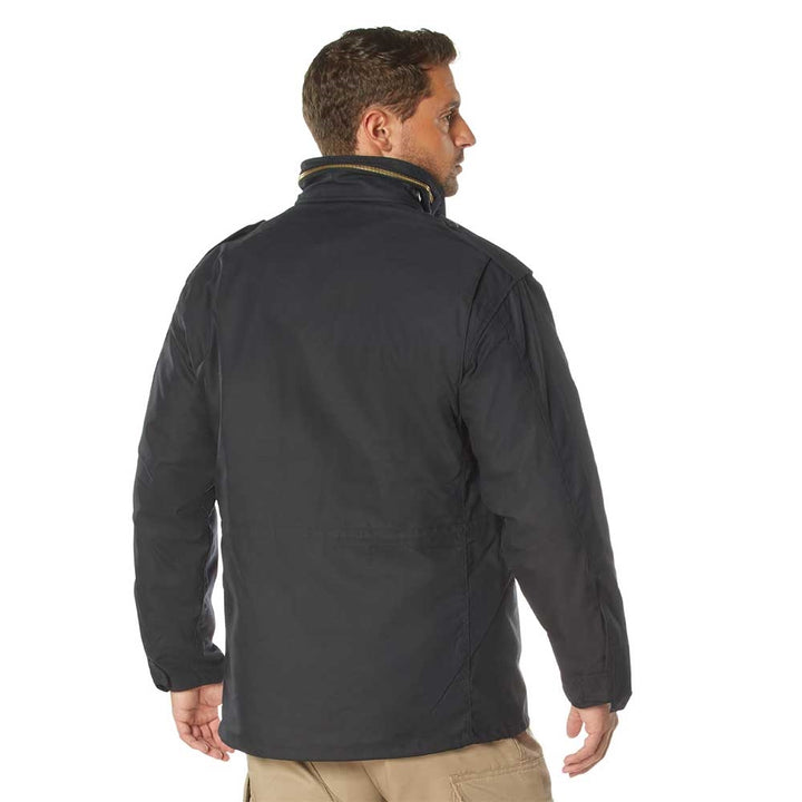 Rothco 8448 Black M-65 Field Jacket Long