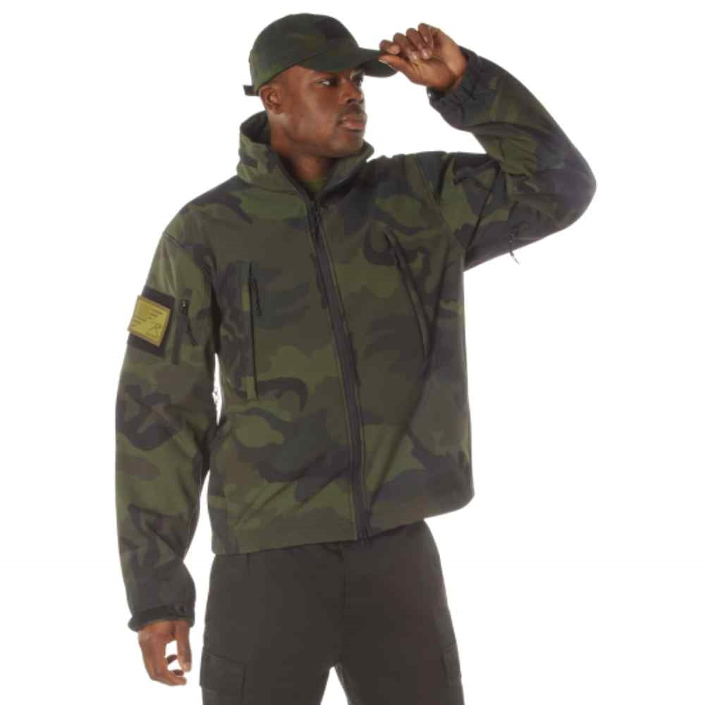 Rothco Midnight Camo Special Ops Soft Shell Jacket 12055