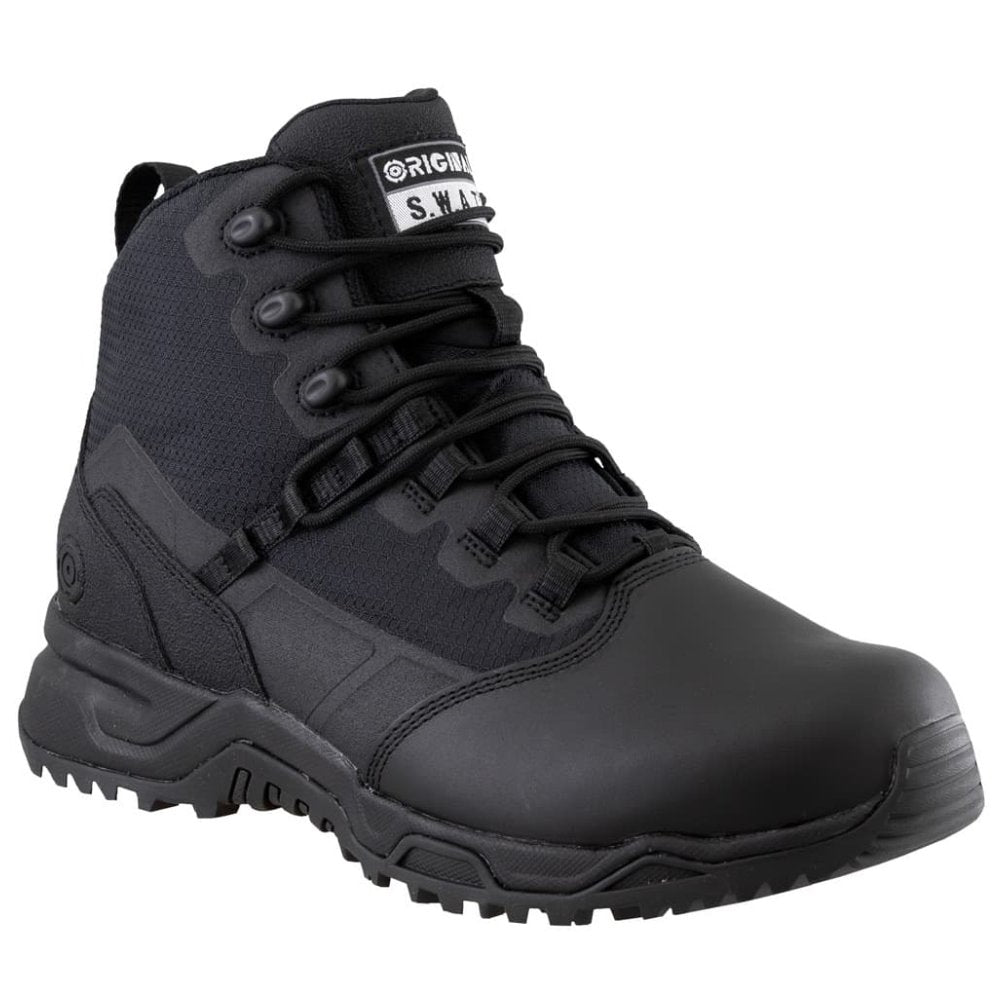 Original S.W.A.T Alpha Fury 2.0 Side Zip Polishable Toe Tactical Boot 186301