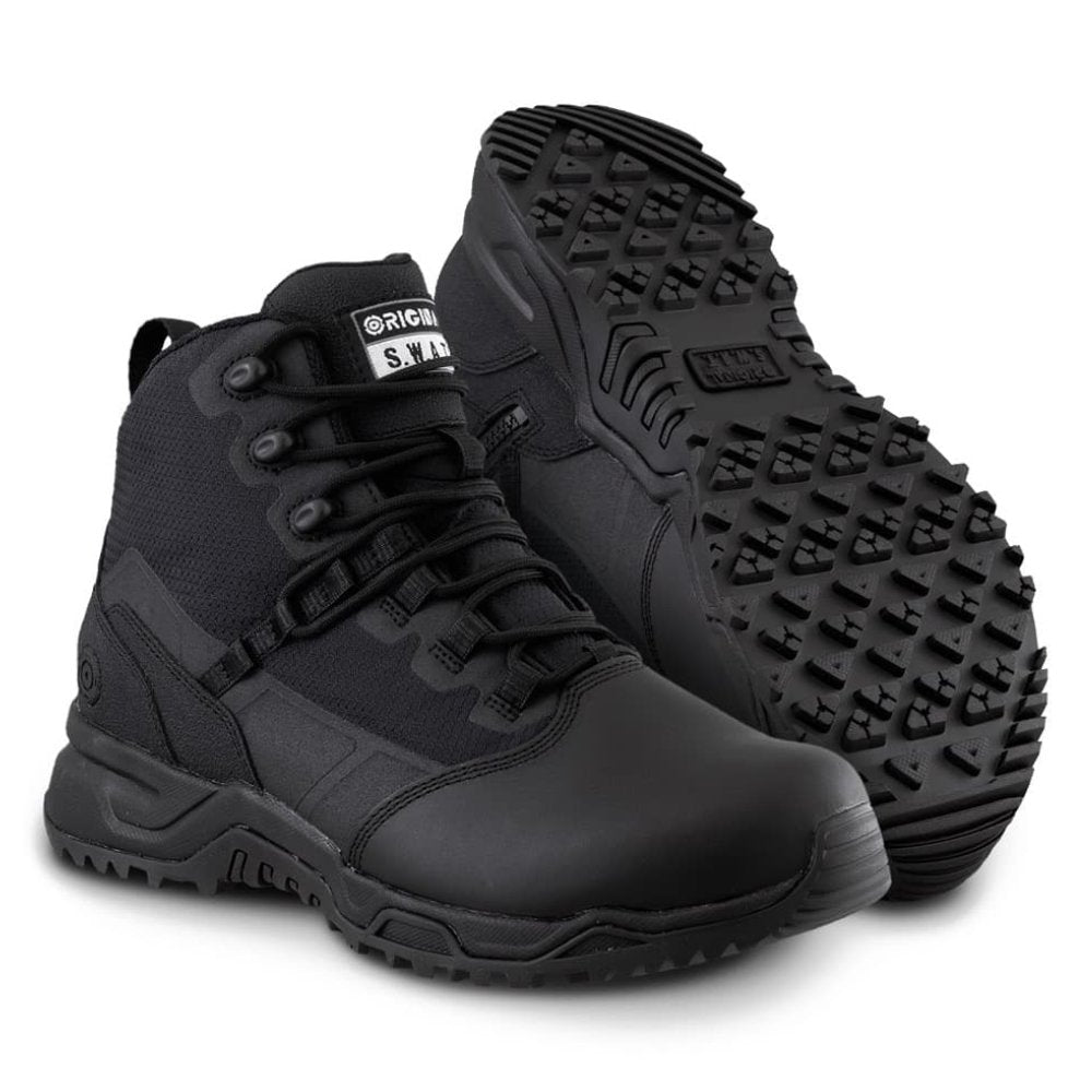 Original S.W.A.T Alpha Fury 2.0 Side Zip Polishable Toe Tactical Boot 186301