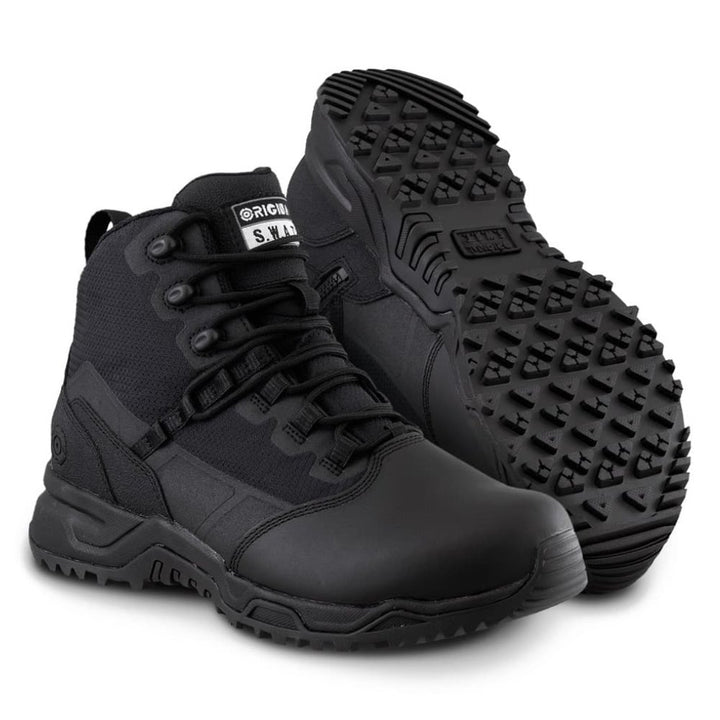 Original S.W.A.T Alpha Fury 2.0 Side Zip Polishable Toe Tactical Boot 186301