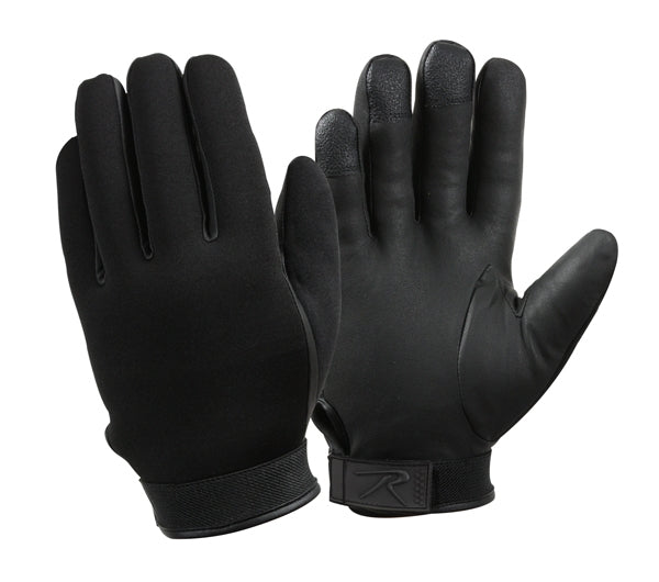 Rothco Black Cold Weather Rubber Duty Gloves - 3558