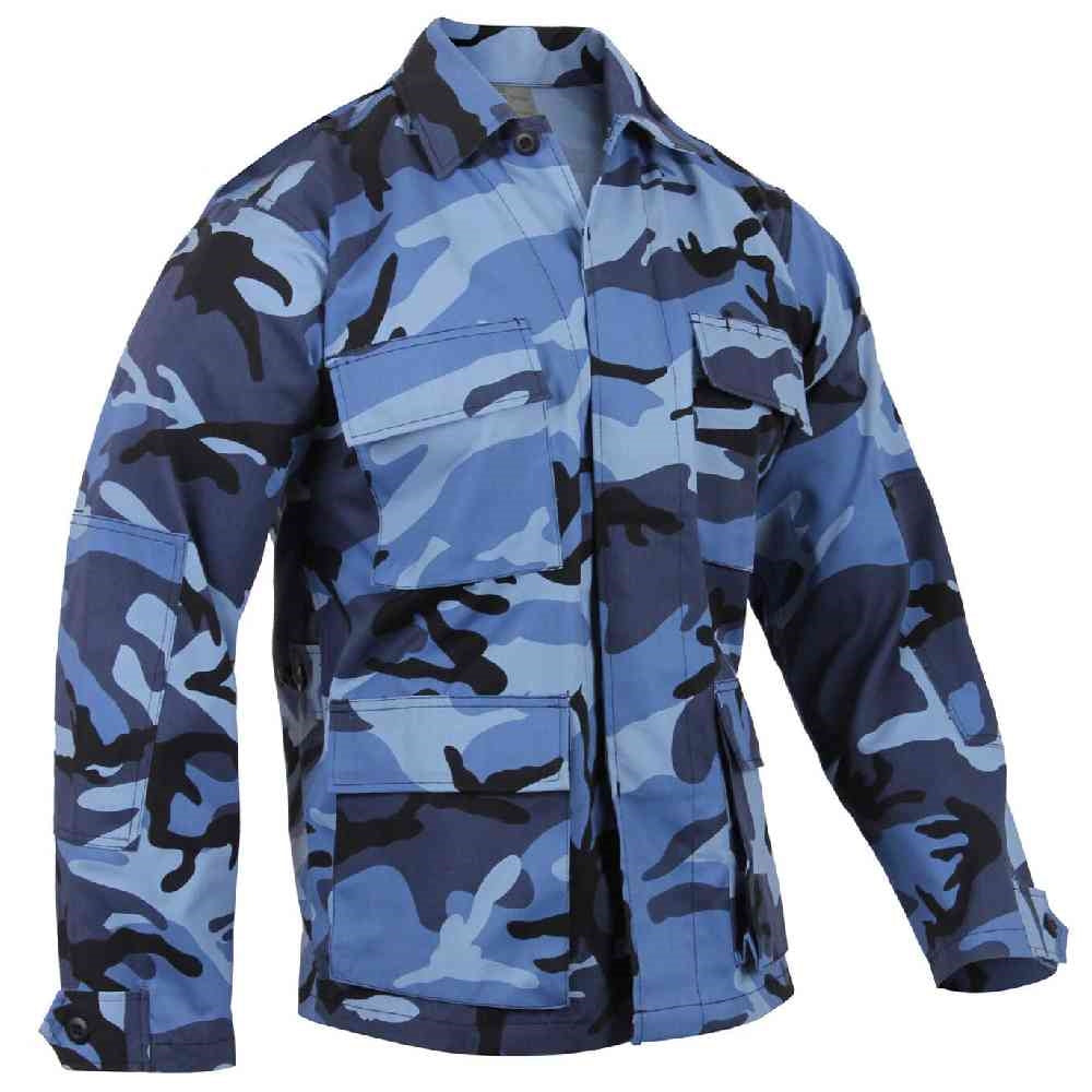 Rothco Sky Blue Camo BDU Shirts 8882