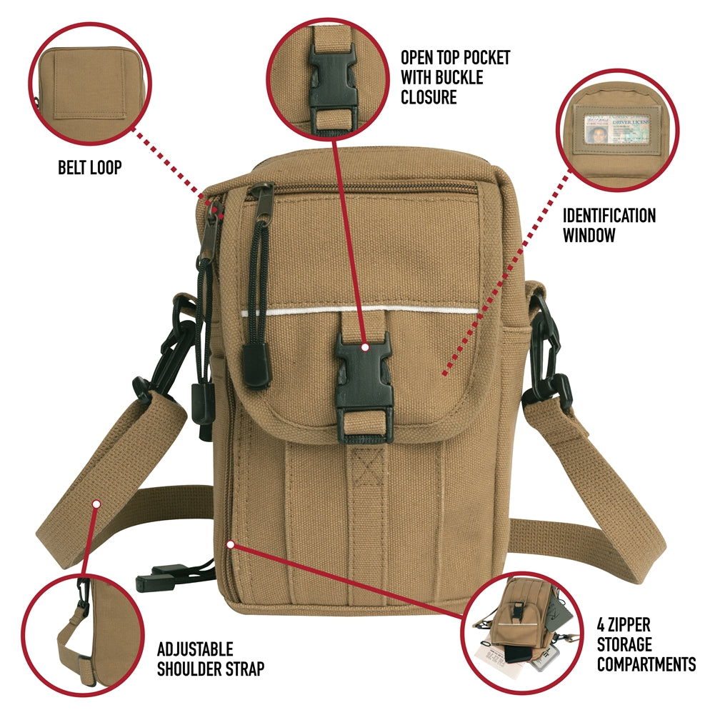 Rothco Canvas Passport Travel Pouch 91460