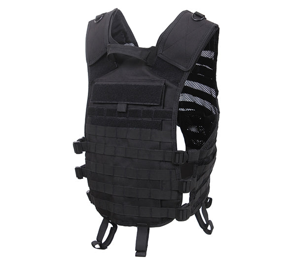 Rothco Black Lightweight MOLLE Utility Vest - 7206