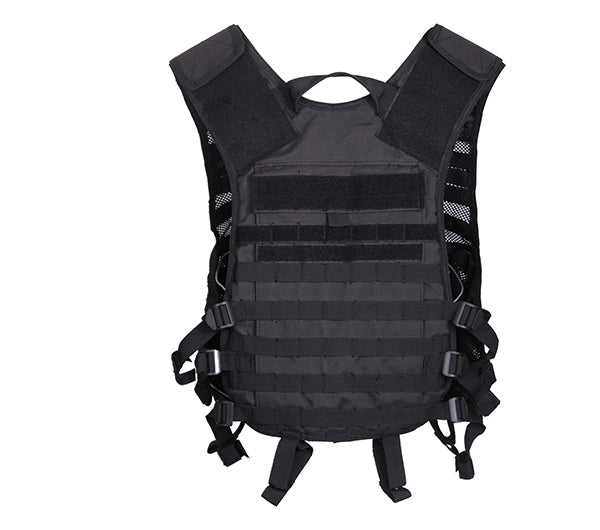 Rothco Black Lightweight MOLLE Utility Vest - 7206