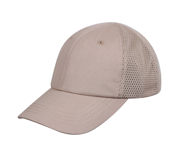 Rothcos Khaki Mesh Back Tactical Cap - 99551